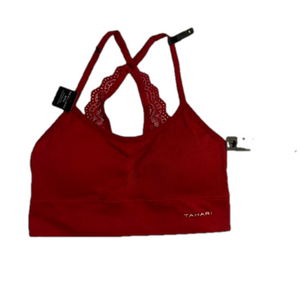 Tahari Sports Bra Chili Pepper Women Size Small